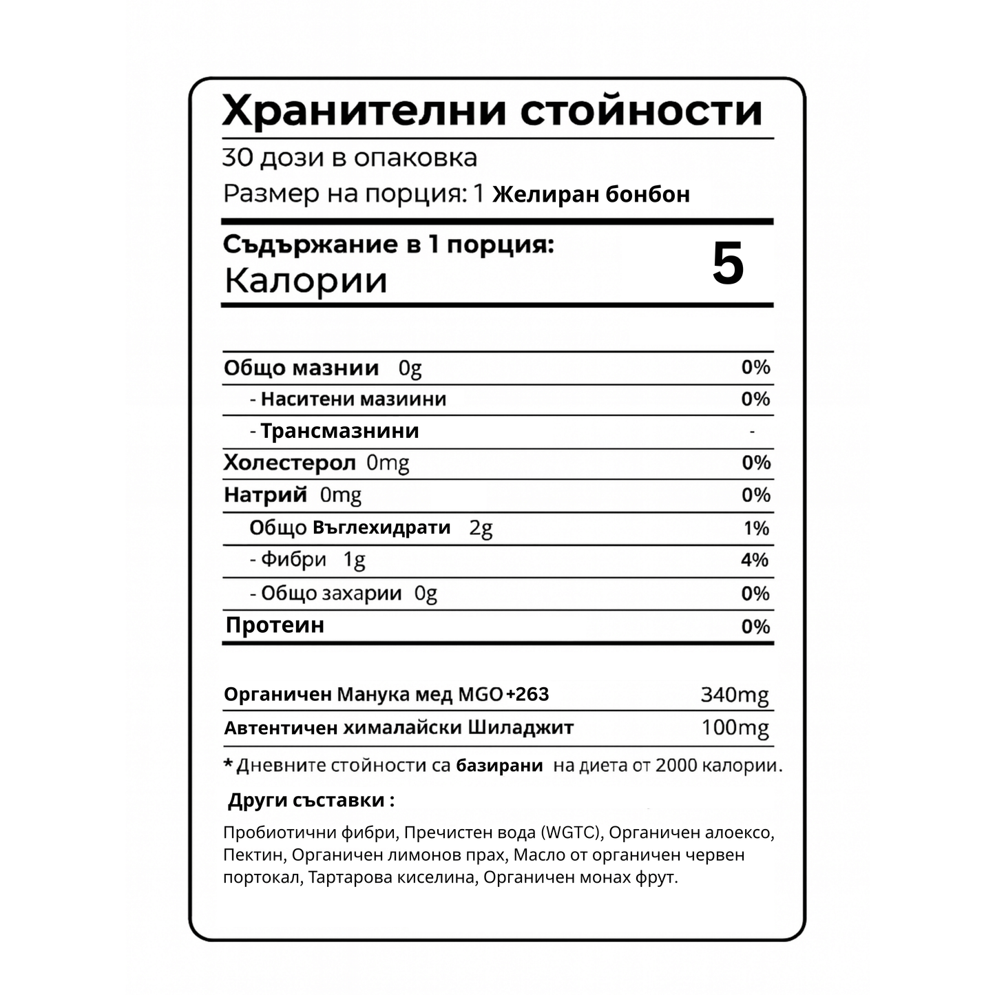 SHILAJIT PRIME™ Шиладжит с Манука Мед